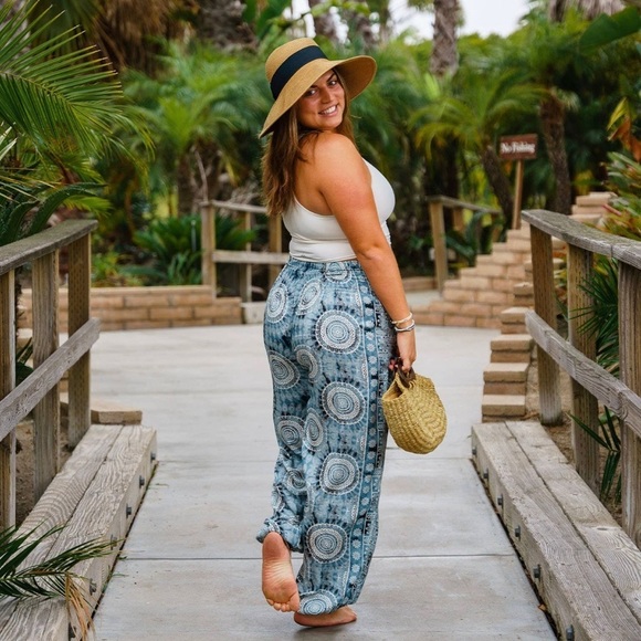 NWT Women's Santa Barbara Beach / Yoga / Harem Pants - Picture 4 of 5